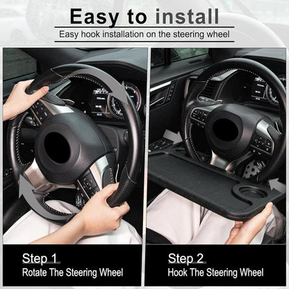 Luxury Car Steering-Wheel Desk.